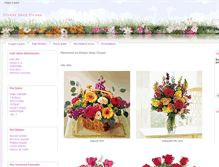 Tablet Screenshot of flowershoptirana.com